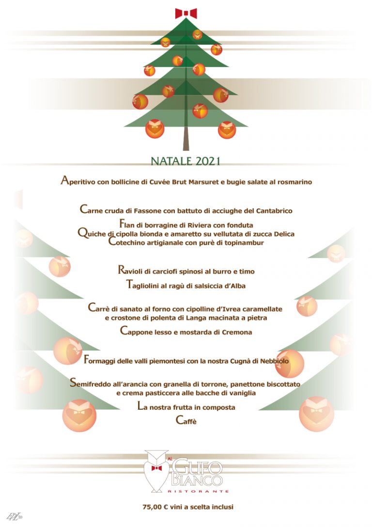 Menu Natale 2021